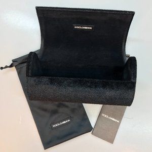 Brand NWOT Authentic Dolce & Gabbana Velvet Sunglass Case